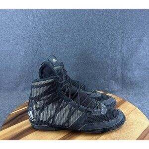 Adidas Pretereo III Wrestling Shoes Mens 9 Black Athletic Training Gym AQ3291